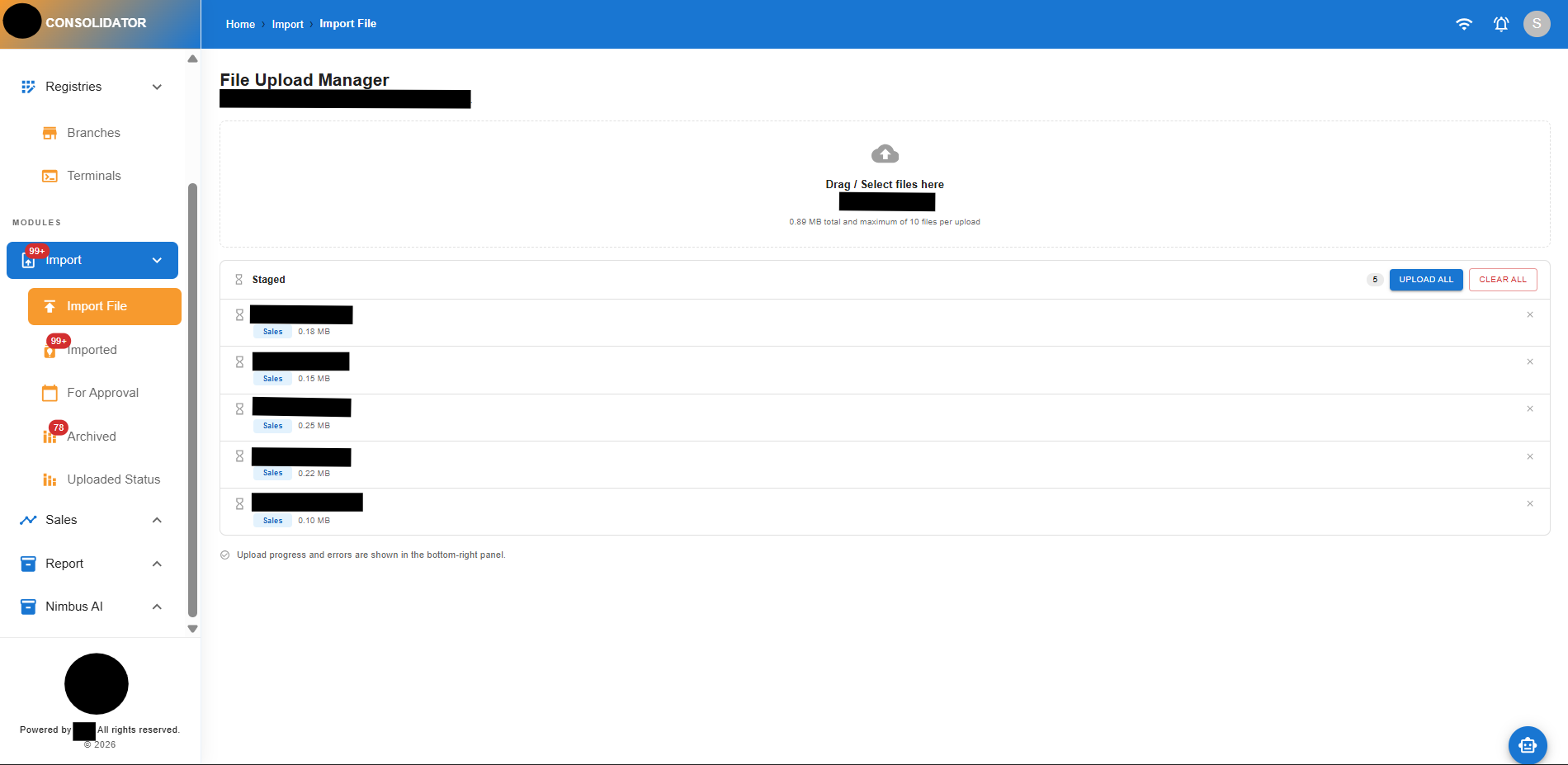 GIZMO Consolidator screenshot 7